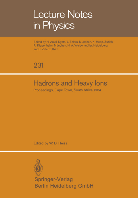 Hadrons and Heavy Ions - 