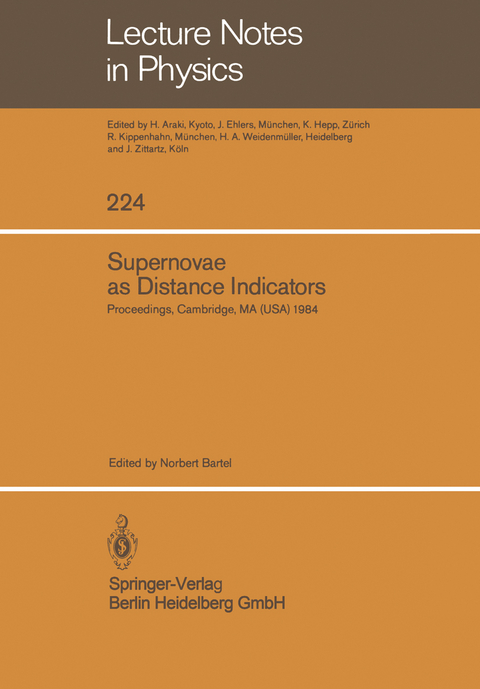 Supernovae as Distance Indicators - 