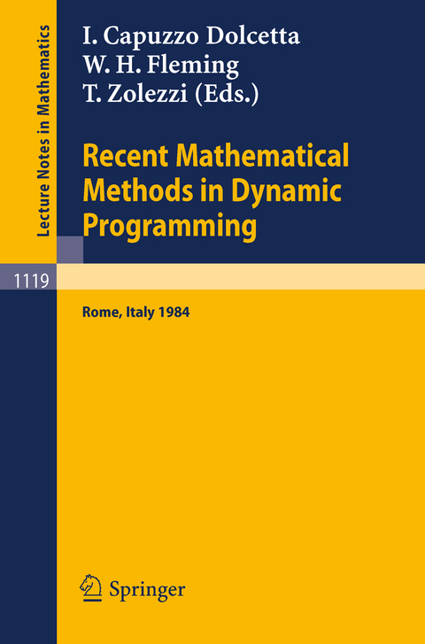 Recent Mathematical Methods in Dynamic Programming - 