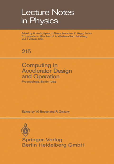 Computing in Accelerator Design and Operation - 