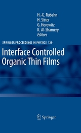 Interface Controlled Organic Thin Films - 