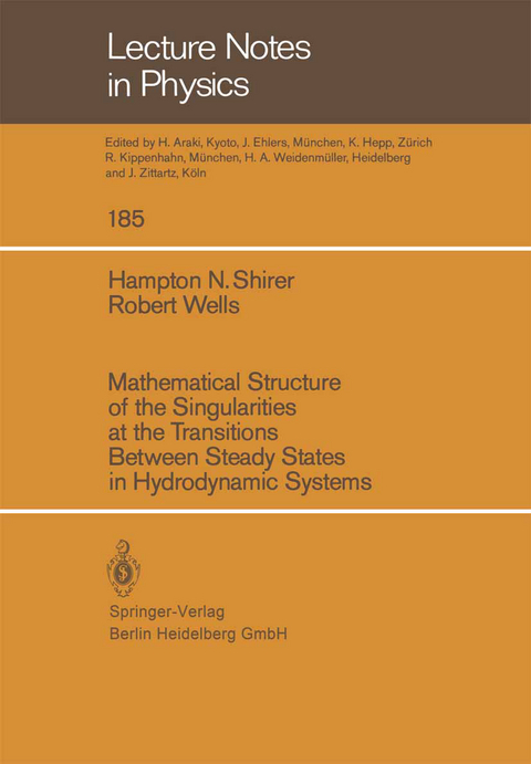 Mathematical Structure of the Singularities at the Transitions Between Steady States in Hydrodynamic Systems - H.N. Shirer, R. Wells