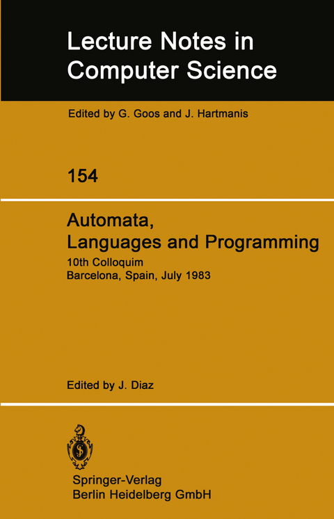 Automata, Languages and Programming - 