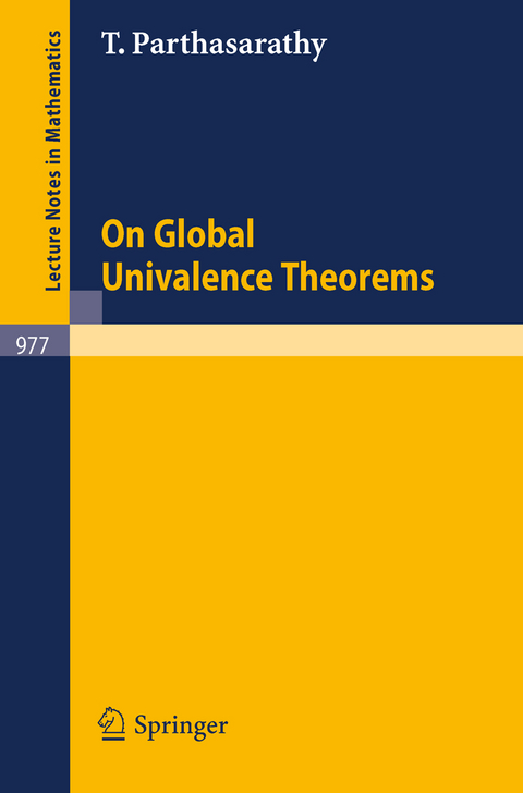 On Global Univalence Theorems - T. Parthasarathy