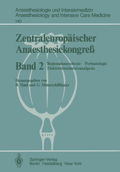 Zentraleuropäischer Anaesthesiekongreß - 