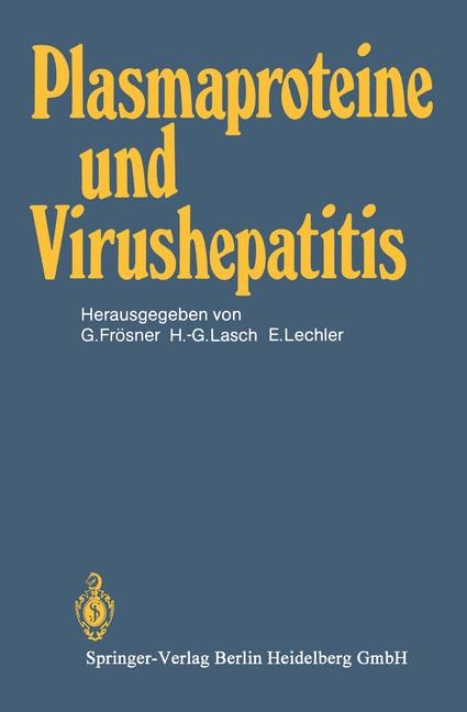 Plasmaproteine und Virushepatitis - 