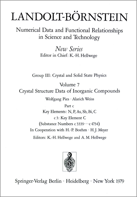 Key Element: C / Schlüsselelement: C - W. Pies, A. Weiss