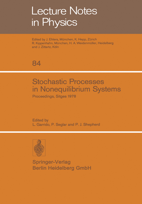 Stochastic Processes in Nonequilibrium Systems - 