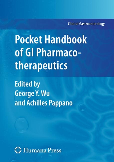 Pocket Handbook of GI Pharmacotherapeutics - 