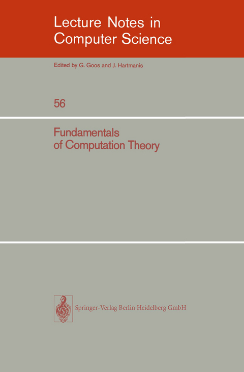 Fundamentals of Computation Theory - 