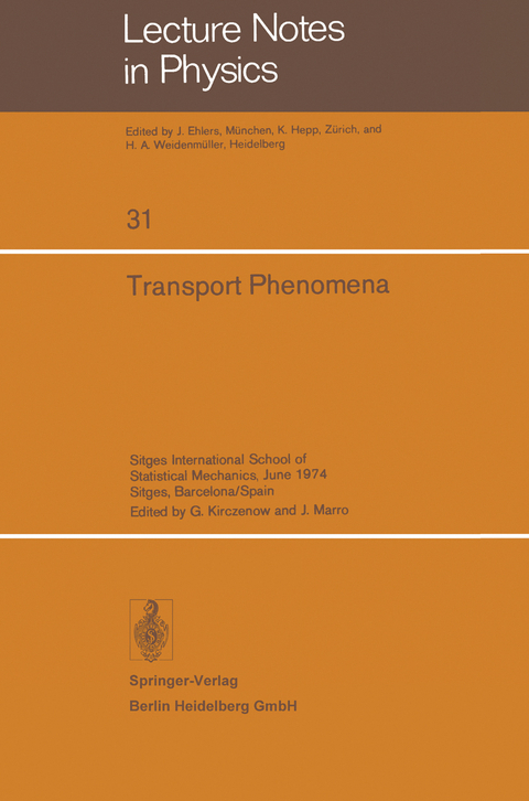 Transport Phenomena - 