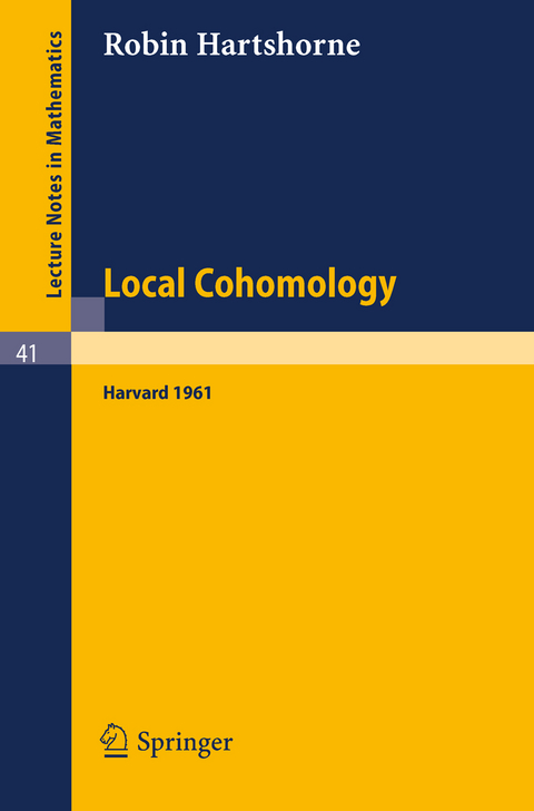 Local Cohomology - Robin Hartshorne