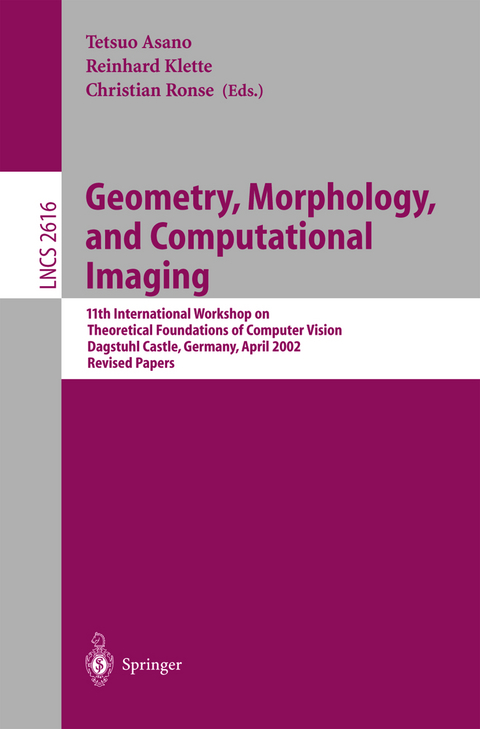 Geometry, Morphology, and Computational Imaging - 