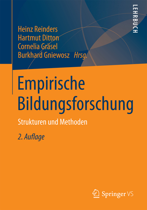 Empirische Bildungsforschung Von Heinz Reinders | ISBN 978-3-531-19991 ...