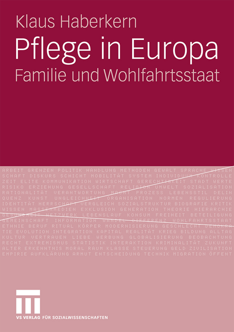 Pflege in Europa - Klaus Haberkern