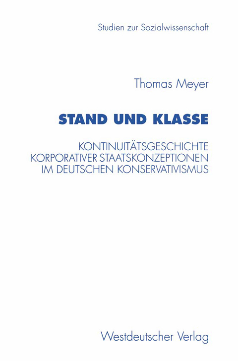 Stand und Klasse - Thomas Meyer