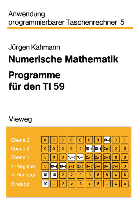 Numerische Mathematik - Jürgen Kahmann