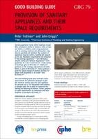 Provision of Sanitary Appliances and Their Space Requirements - Peter Trotman, John Griggs