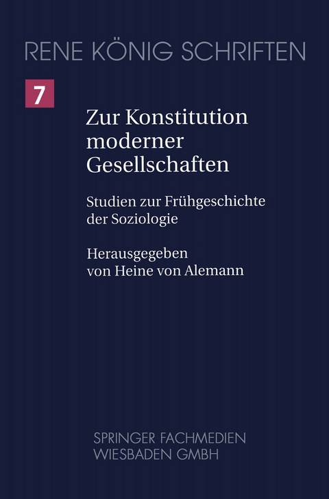 Zur Konstitution moderner Gesellschaften - 