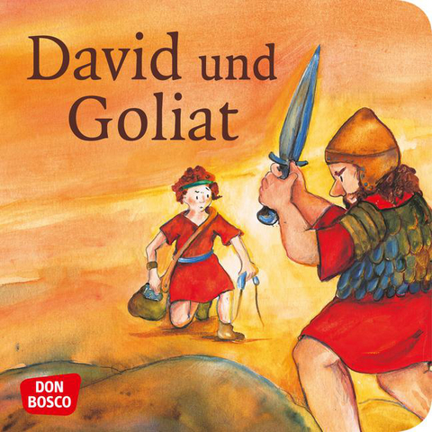 David und Goliat. Mini-Bilderbuch. - Susanne Brandt, Klaus-Uwe Nommensen