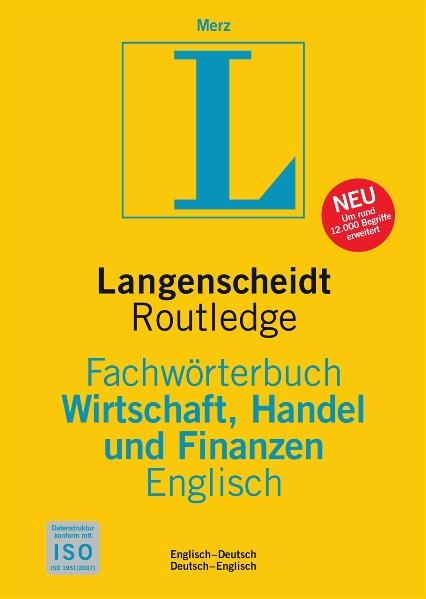 Langenscheidt Fachwörterbuch Wirtschaft, Handel und Finanzen Englisch - Ludwig Merz