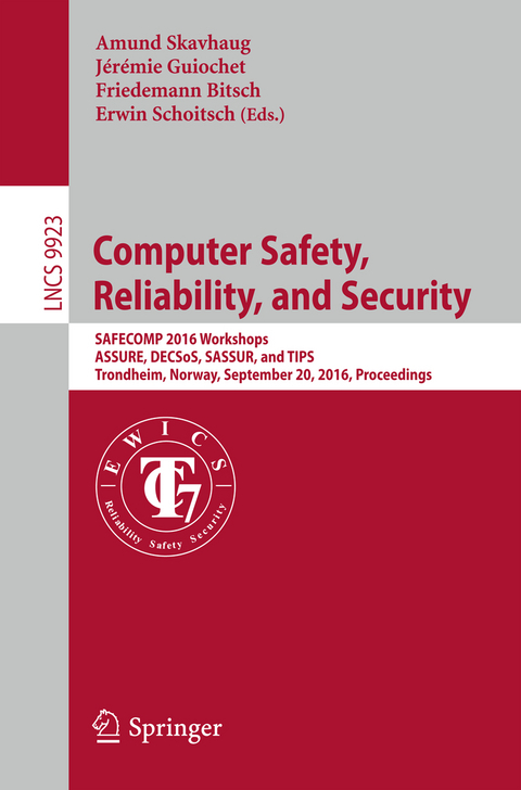 Computer Safety, Reliability, and Security - 