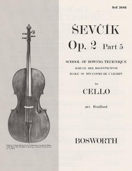 Sevcik Cello Sudies - Opus 2 Part 5 - Otokar Sevcik