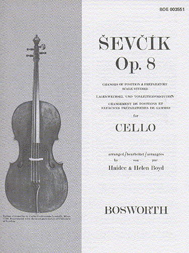 Sevcik Cello Sudies - Opus 8 - Otokar Sevcik