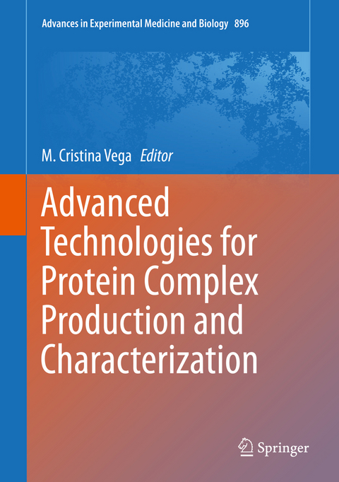 Advanced Technologies for Protein Complex Production and Characterization - 