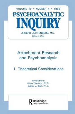 Attachment Research and Psychoanalysis - 