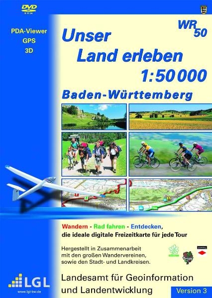 Unser Land erleben 1:50 000 Baden-Württemberg