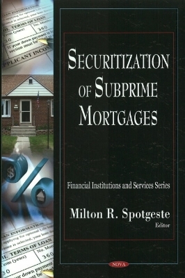 Securization of Subprime Mortgages - 