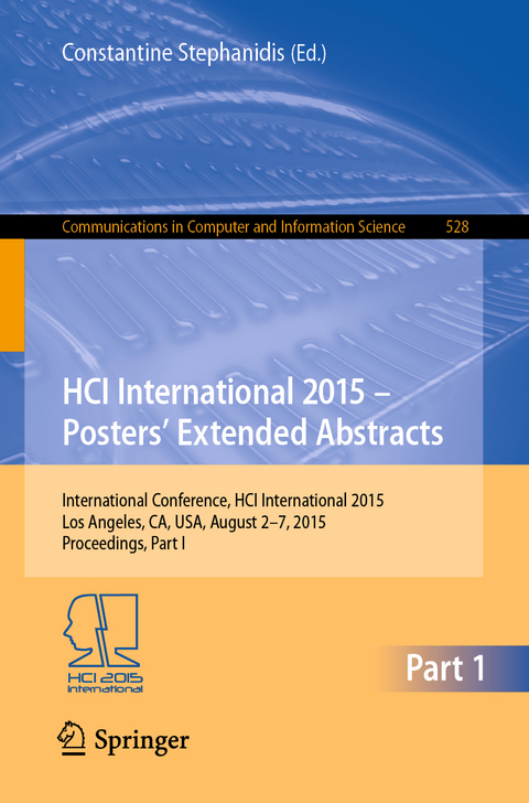 HCI International 2015 - Posters’ Extended Abstracts - 