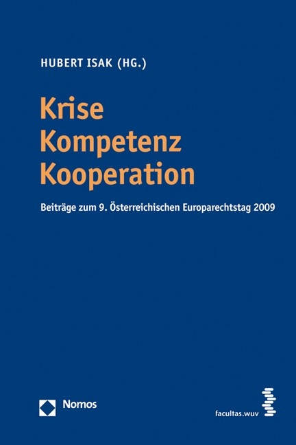 Krise - Kompetenz - Kooperation - 