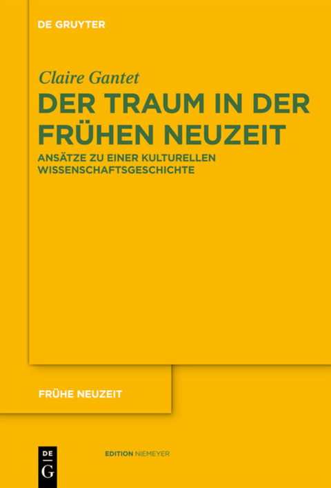 Der Traum in der Frühen Neuzeit - Claire Gantet