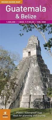 Rough Guide Map Guatemala & Belize