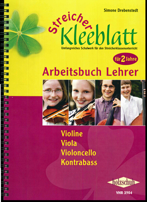 Streicher-Kleeblatt, Arbeitsbuch für Lehrer - 