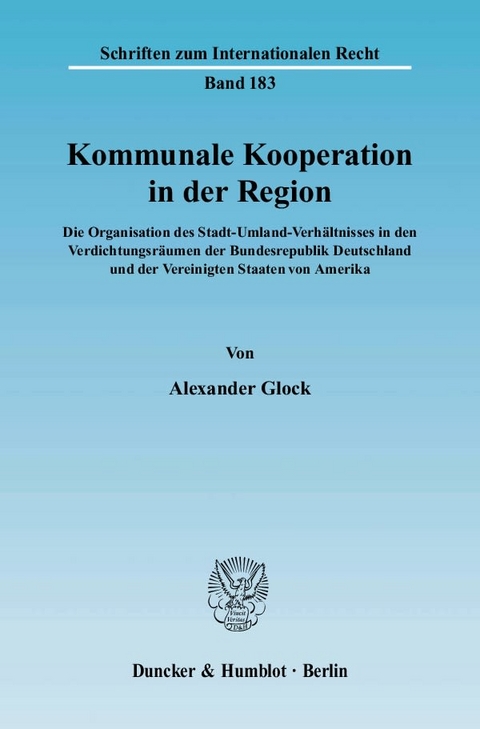 Kommunale Kooperation in der Region. - Alexander Glock