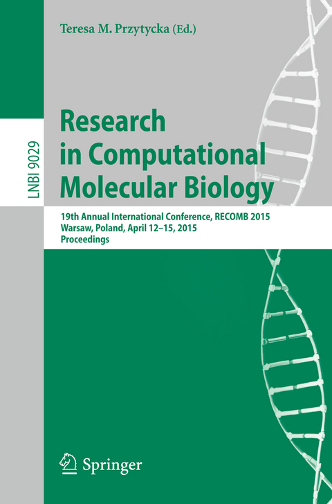 Research in Computational Molecular Biology - 