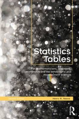 Statistics Tables - Henry Neave