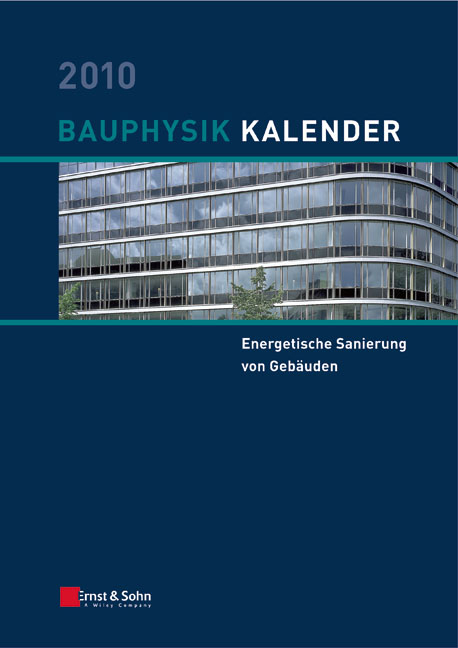 Bauphysik-Kalender 2010 - 