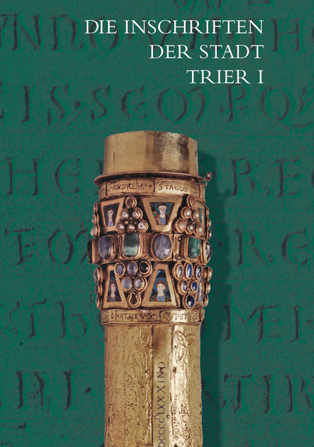 Die Inschriften der Stadt Trier bis 1500 - Rüdiger Fuchs