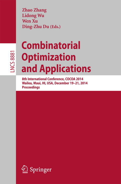 Combinatorial Optimization and Applications - 