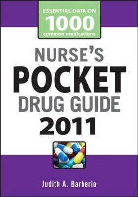 Nurse's Pocket Drug Guide 2011 - Judith Barberio