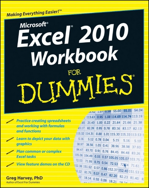 Excel 2010 Workbook For Dummies - Greg Harvey