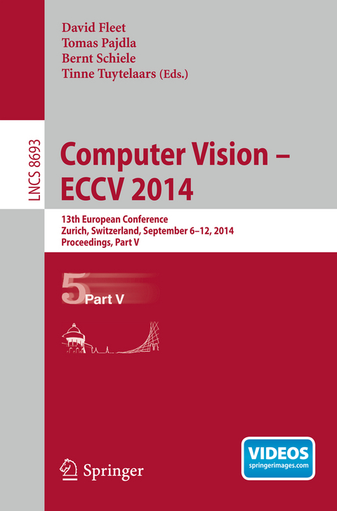 Computer Vision -- ECCV 2014 - 