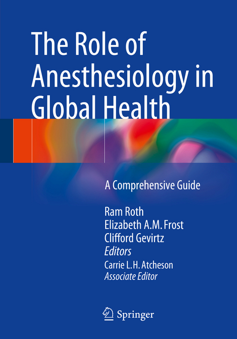 The Role of Anesthesiology in Global Health - 