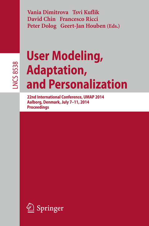 User Modeling, Adaptation and Personalization - 