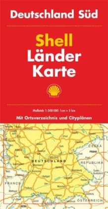 Shell Länderkarte Deutschland Süd