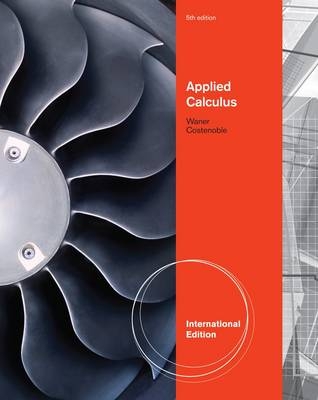 Applied Calculus, International Edition - Stefan Waner, Steven Costenoble